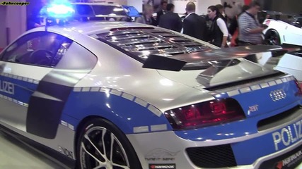 Т'ва е патрулка - Audi R8 Gtr by Abt [ Essen Motorshow 2011 ]