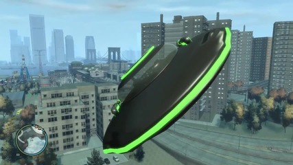 Gta 4 - Crashed Ufo On The Beach