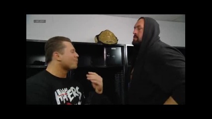 [ Wwe Smackdown - 02/11/2012 ] The Miz и Big Show | Backstage |..