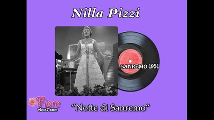 Sanremo 1951 - Nilla Pizzi - Notte di Sanremo