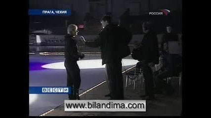 Dima Bilan - News Block Mtv - Съемки 