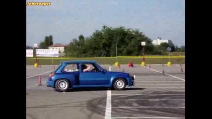 Renault 5 Turbo 2 - слалом