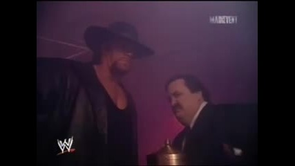 Undertaker and Paul Bearer promo 