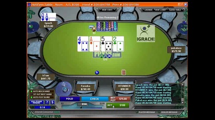 Покер Сесия На $1/$2 No Limit Texas Holdem