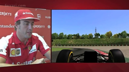Japanese Gp - A track lap with Fernando Alonso