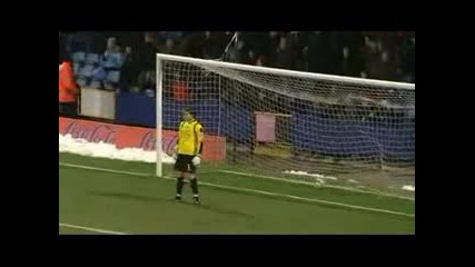 задна ножица на Виктор Моузес от Кристъл Палас срещу Барнзли (1 - 1) 