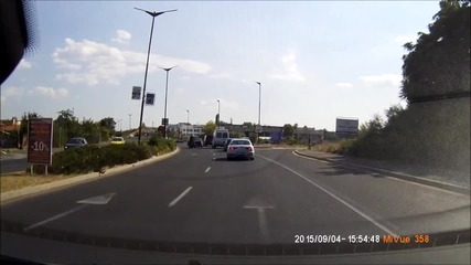 Катастрофа с участието на моторист!