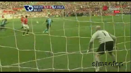 Манчестър Юнайтед - Астън Вила 2:2 Изравнителен Гол На Кристиано Роналдо 