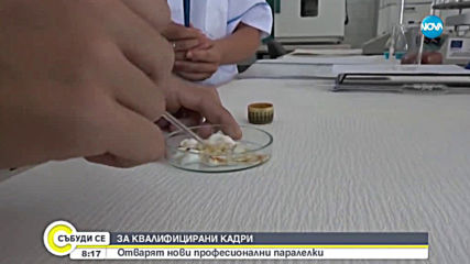 ЗА КВАЛИФИЦИРАНИ КАДРИ: Откриват нови професионални паралелки