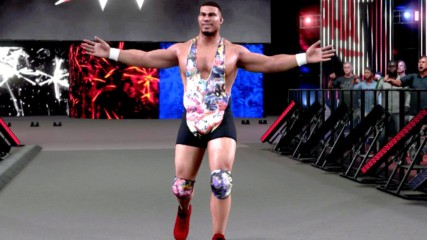 WWE 2K18 entrance mashup: Jason Jordan as Kurt Angle