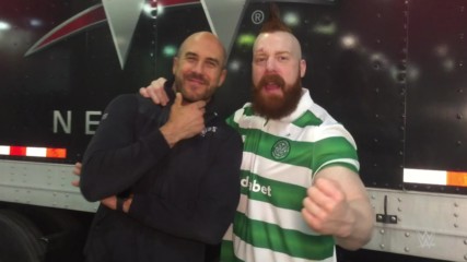 Sheamus sends a message in support of Celtic F.C.