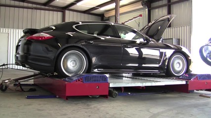 Porsche Panamera Turbo Dyno Test @ Hennessey Performance 