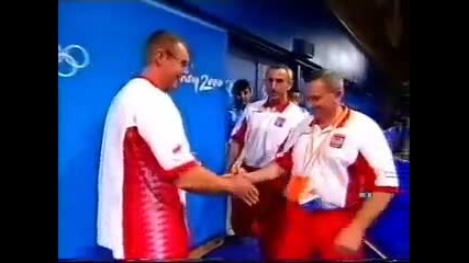 Pyrros Dimas, 2000 Olympic Gold (c+jerk) 