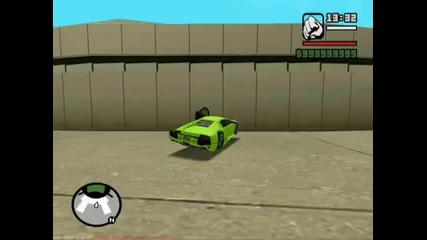 Crash test in Gta Sa - Lamborghini Murcielago Lp640 