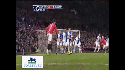 Манчестър Юнайтед - Блякбърн 2 - 1 Роналдо 21.02.2009