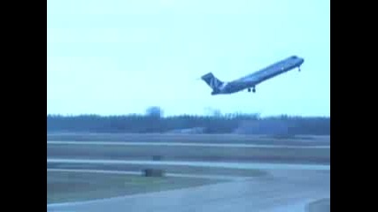 Near Miss At Take Off