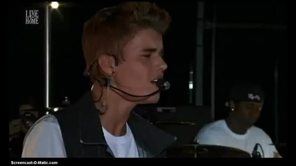 Justin Bieber Performs Be Alright - Eiffel Tower 2012 Live (paris,france)
