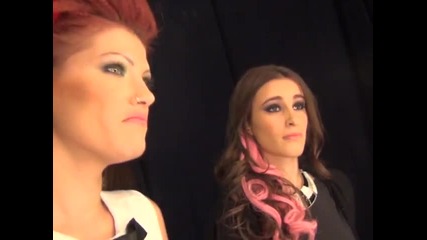 X Factor Ана - Мария и Жана Бергендорф зад кулисите Live концерт - 05.12.2013 г