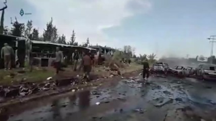 Кола бомба уби най-малко 40 сирийци, които са се евакуирали