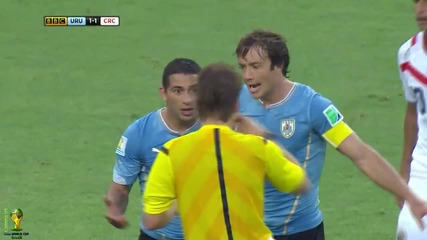 World Cup 2014 - Uruguay vs Costa Rica 1-3