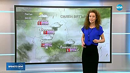 Прогноза за времето (01.02.2018 - централна емисия)