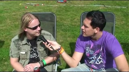 Ensiferum Interview With Pete Lindroos @ Ankkarock 2009 