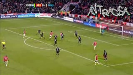 Arsenal 1 : 3 Manchester United (epl - 31.01.2010)