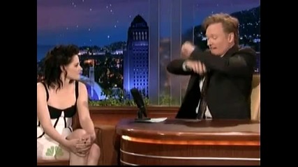 Kristen Stewart of Twilight New Moon On Conan Obrien 16/12/09 Part 2 