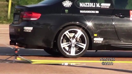 Bmw M3 E92 With Aftermarket Exhaust Drifting 