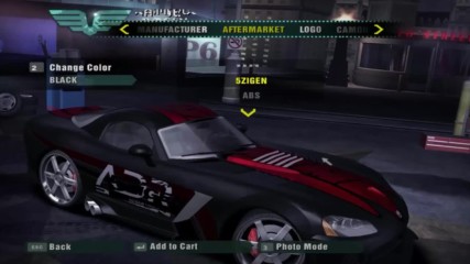 Nfs- Carbon - Dodge Viper tuning and drift test - 1080p