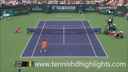 Novak Djokovic vs Roger Federer - Indian Wells 2015