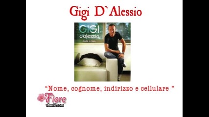 10. Gigi D`alessio - Nome, cognome, indirizzo e cellulare