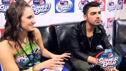 Joe Jonas at B96 Pepsi Summerbash - Interview