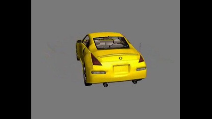 3ds max модел Nissan350z