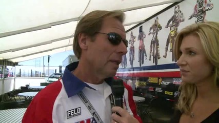 Friday 2010 Motocross of Nations - Amanda interviews Roger De Coster Ken Roczen 