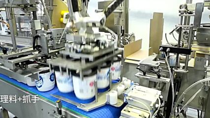 Роботизирано опаковане на продукти в картонена кутия