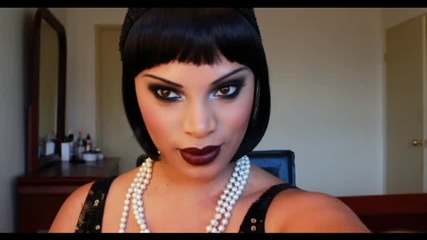 1920's "flapper Girl" туториал по гримиране