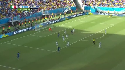 Италия 0 – 1 Уругвай // F I F A World Cup 2014 // Italy 0 – 1 Uruguay // Highlights: Second Half