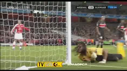 Arsenal 1 - 0 Alkmaar Фабрегас 