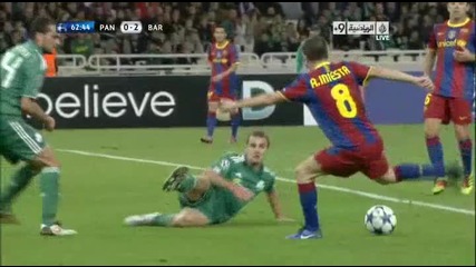Panathinaikos 0 - 2 Barcelona ( Messi )
