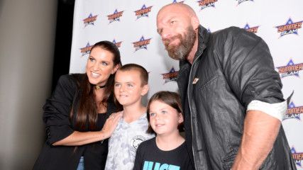Triple H & Stephanie McMahon meet the WWE Universe in Brooklyn to benefit Connor's Cure