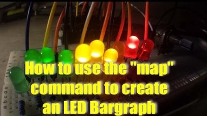 How to use the Arduino Map Command to create a Bargraph