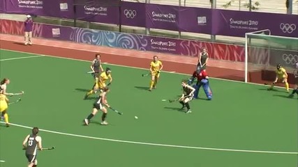 Младежки олимпийски игри 2010 - Хокей на трева жени Ейре - Юар Мач за 5 и 6 място 