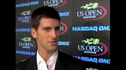 Us Open 2008 : Интервю С Джокович | (1/4)