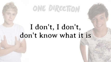 One Direction - One Thing ( Lyrics )