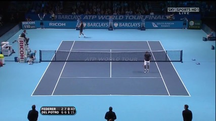 Federer vs Del Potro [hd] 2009 Atp World Tour Finals - Group Stage - (part 2 2)