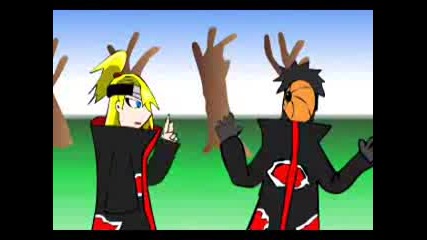 Deidara and tobi - best friends 