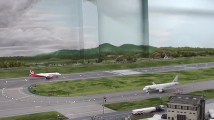 Miniaturwunderland Hamburg Flughafen in Full Hd 1080p