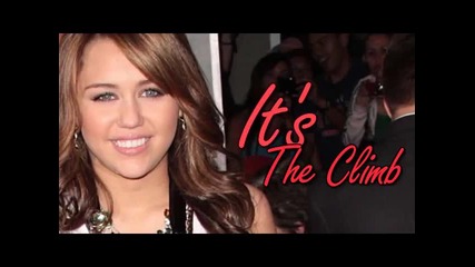 Miley Cyrus Hannah Montana - The Climb + Lyrics + Download (live)