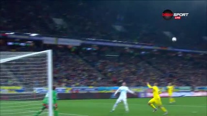Украйна - Словения 1:0 /първо полувреме/